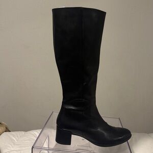 Ecco Sleek Black Tall Boots
